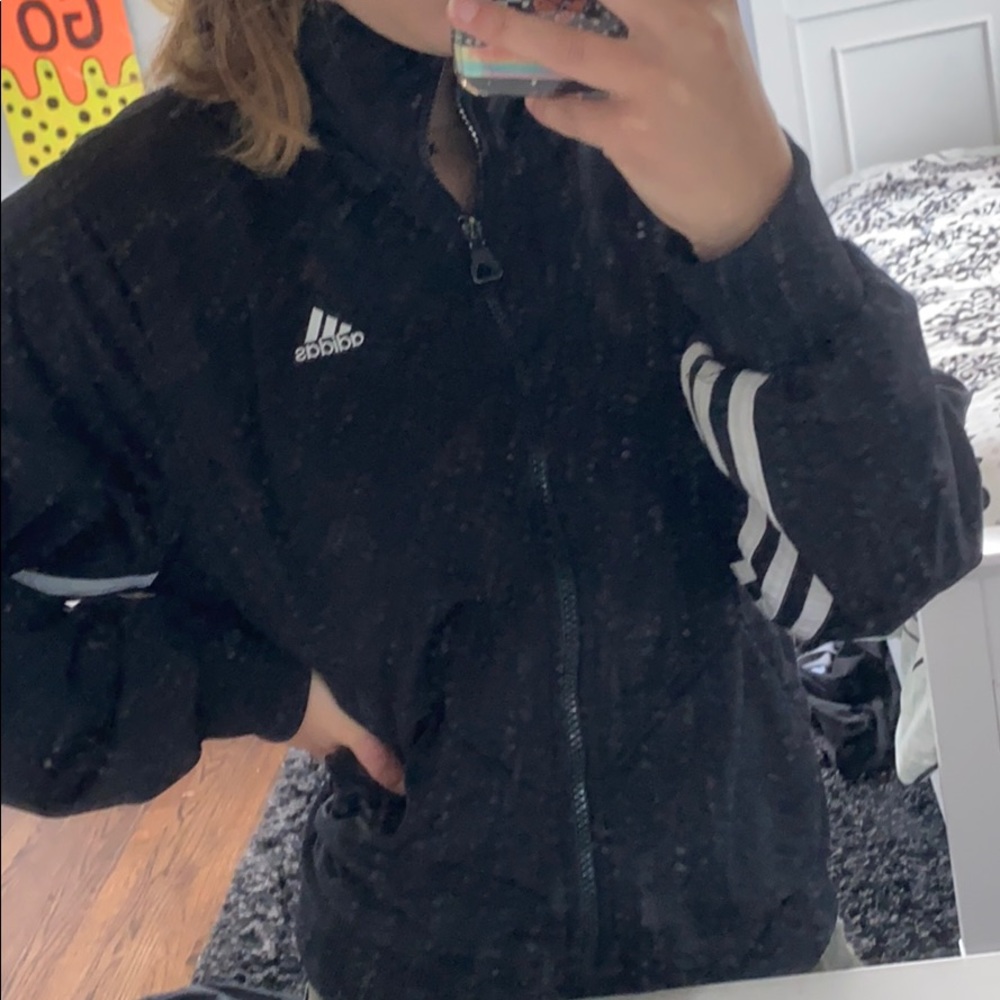 Black womens adidas jacket